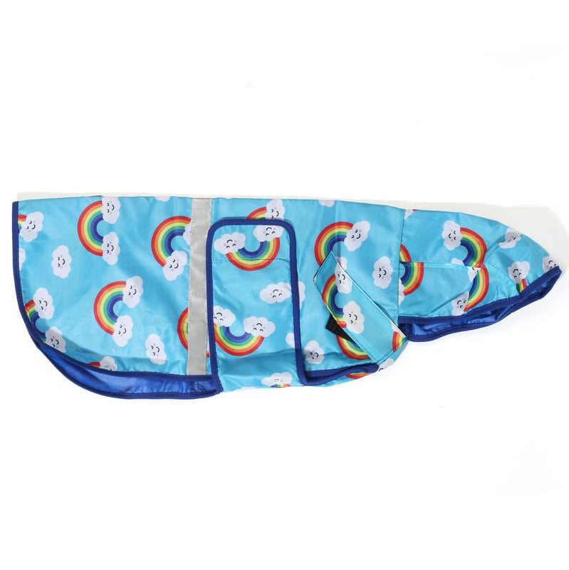 Lana Paws clouds and rainbow raincoat for dogs online India 