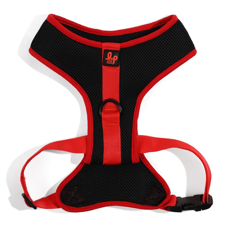 Lana Paws Back Clip Dog Harness are easy to wear, comfortable and adjustable! Quick and easy to wear padded mesh harnesses for dogs. Super comfortable with soft padding on the chest; lightweight 100% breathable with Heavy-duty hardware to attach the leash.