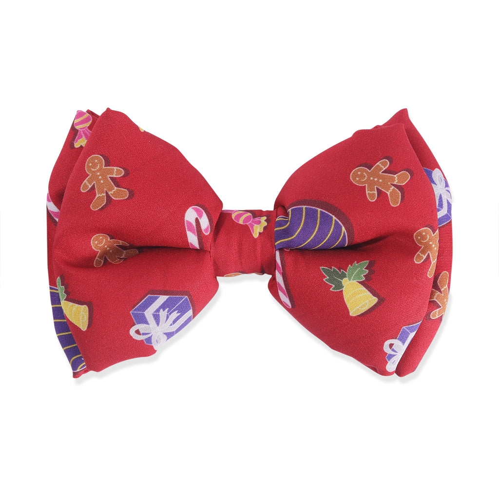 Lana Paws Christmas red dog bow tie