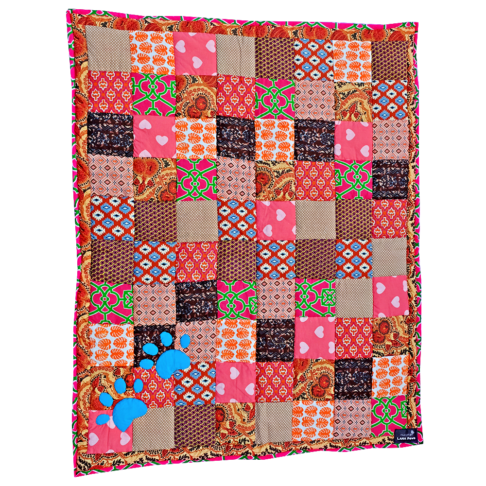 Lana Paws patchwork dog mat online 
