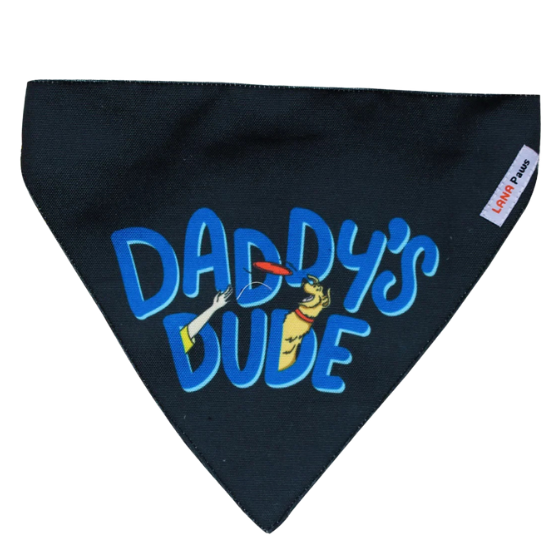 Adjustable Dog Bandana/ Dog Scarf - Daddy's Dude