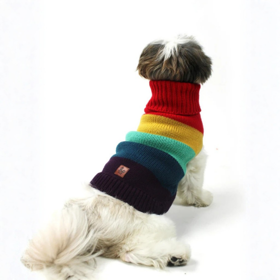 Dog Sweater - Rainbow Pride