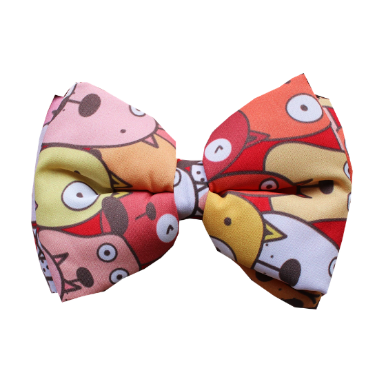 Dog Bowtie (Adjustable) - Googly Eyes Red