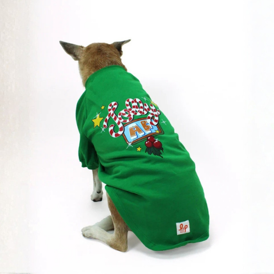 Winter Dog Sweatshirt - Jolly AF Christmas