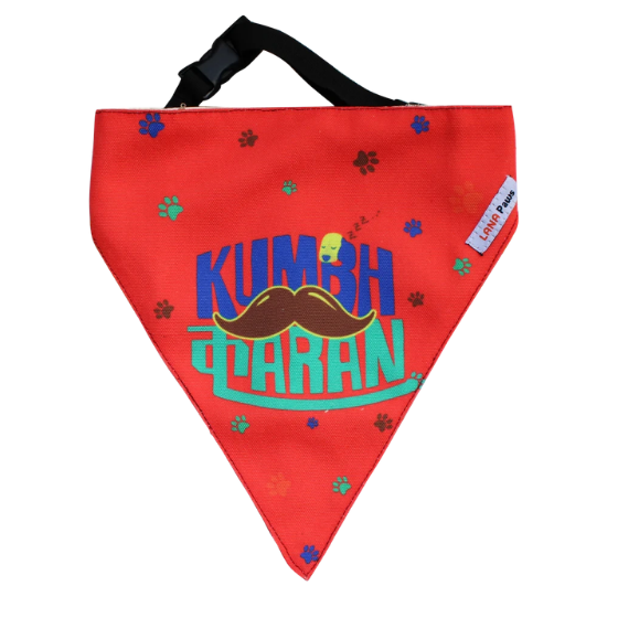 Adjustable Dog Bandana/ Dog Scarf (tomato red) - KumbhKaran