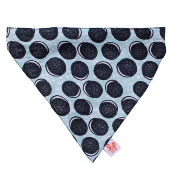 Adjustable Dog Bandana/ Dog Scarf - Oreo