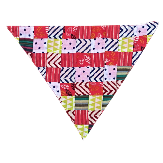 Handmade Patchwork Slip-on Dog Bandana (Limited Edition) - Patchwork Love