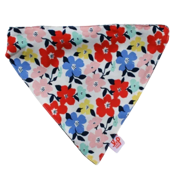 Adjustable Dog Bandana/ Dog Scarf (100% Cotton) - Posy