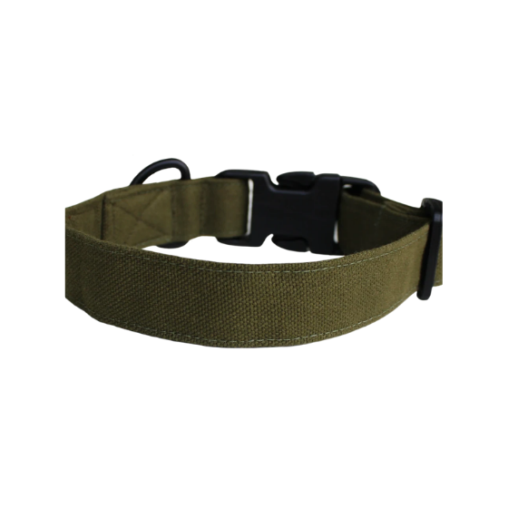 Dog Collar Neck Belt - Olive Green