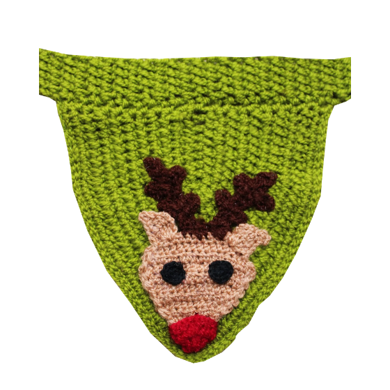 Christmas Dog Bandana (Limited Edition) - Rudolph the red-nosed reindeer