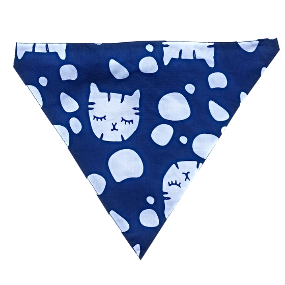 Adjustable Bandana - Sleepy Kitty