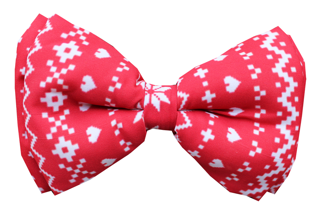 Lana Paws Christmas winter dog bow tie 