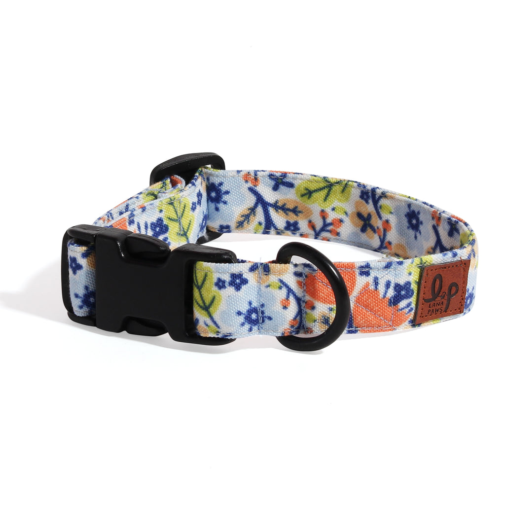 Lana Paws floral dog collar in fabric