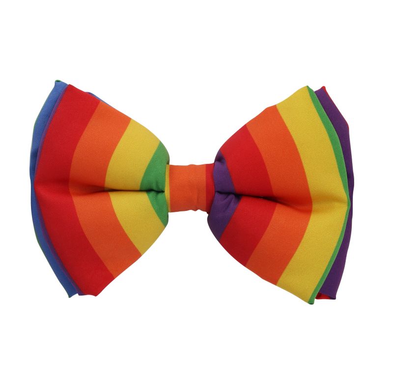 Lana Paws Rainbow Pride Dog Bow Tie