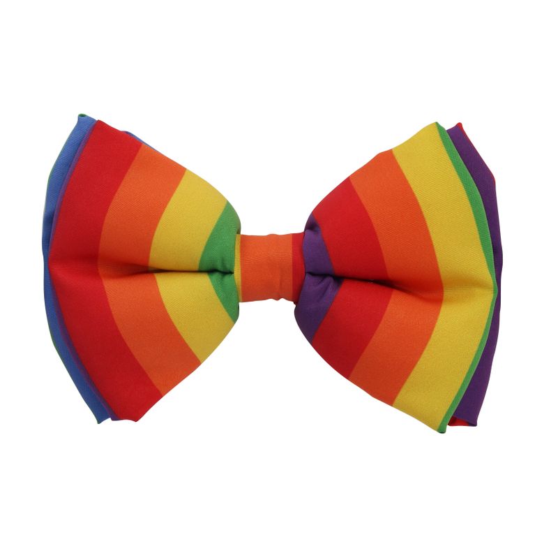 pride dog bow tie