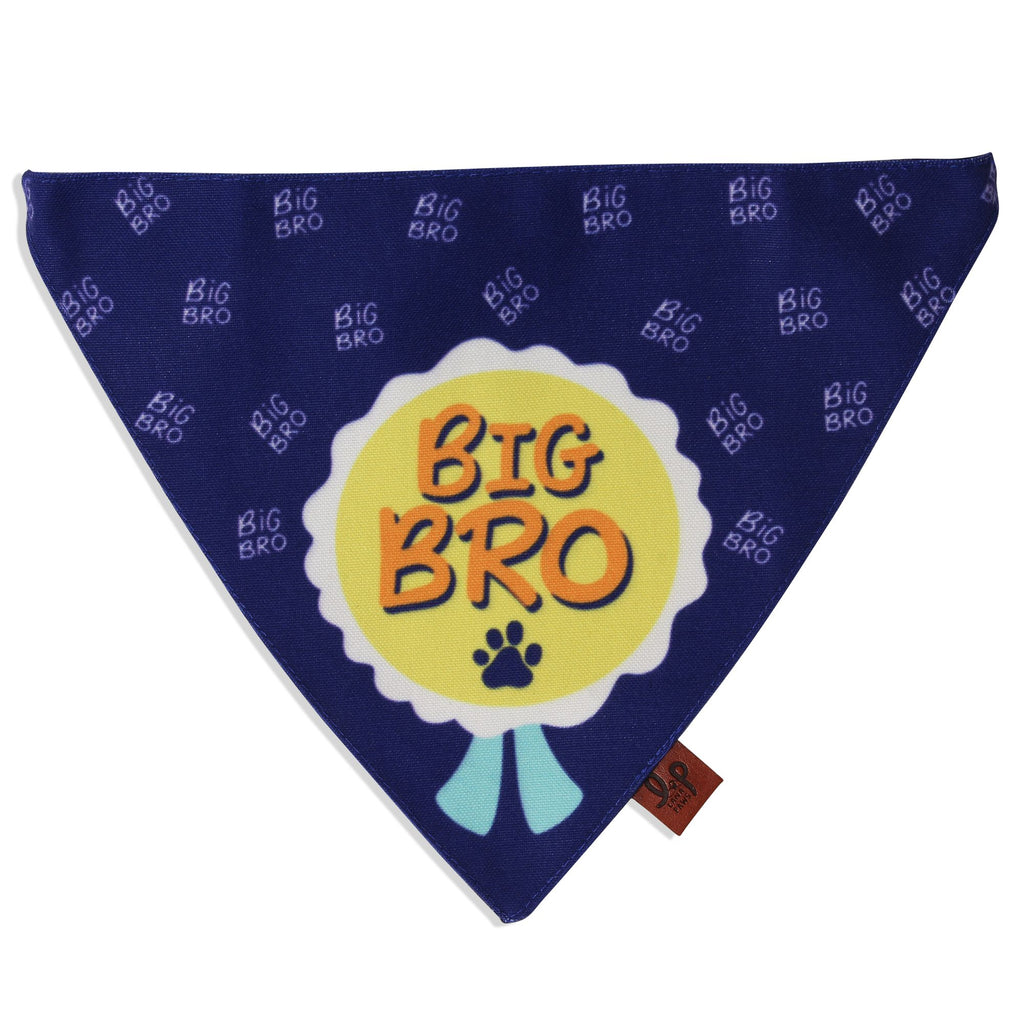 lana paws big brother blue dog bandana scarf