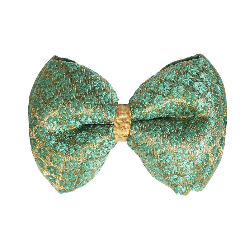 Dog Bowtie, Festive, Diwali & Wedding - Green