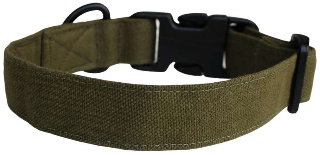 Lana Paws military green dog collar