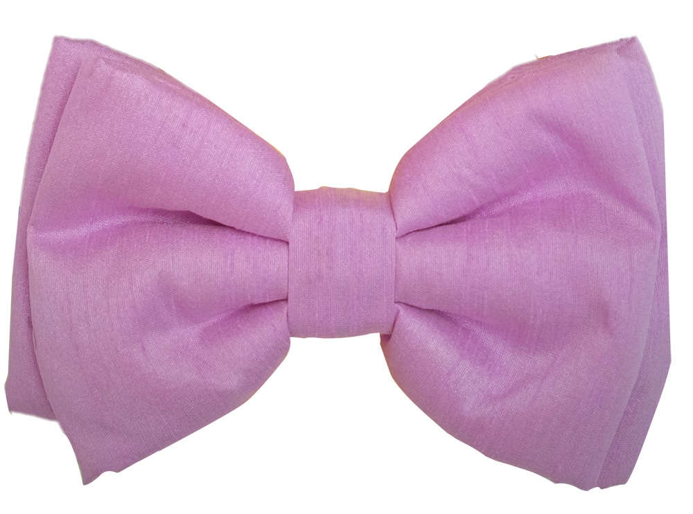 Lana Paws purple silk dog bow tie 