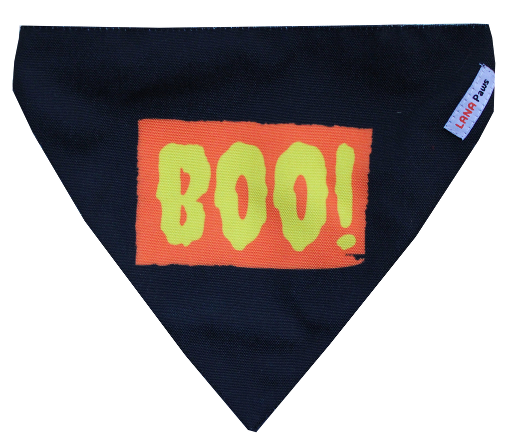 Adjustable Dog Bandana/ Dog Scarf - Boo! Halloween Special