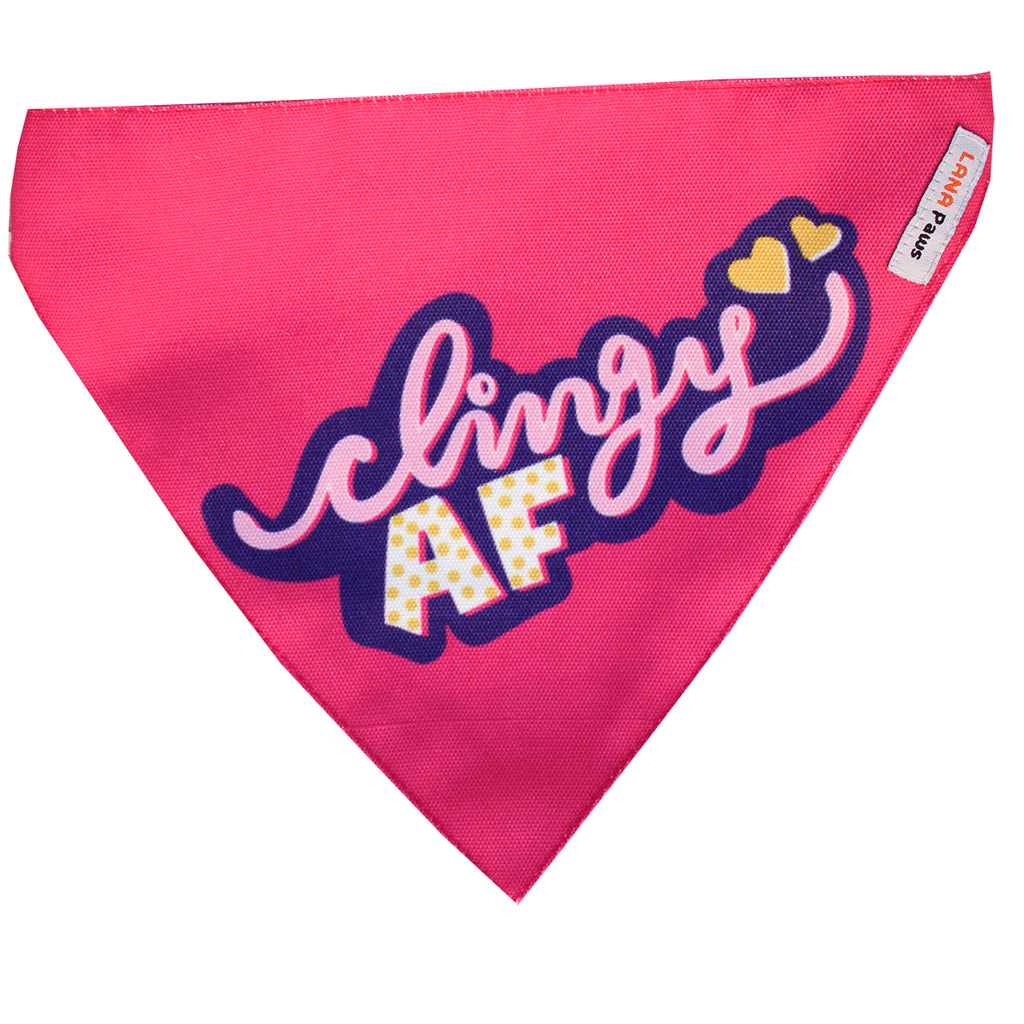 Lana Paws Clingy Dog bandana in pink