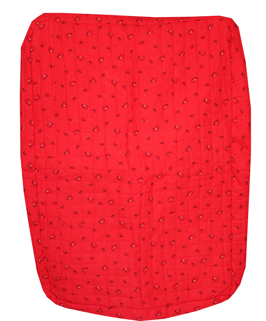 Dog Mat in Red Fleece - Large