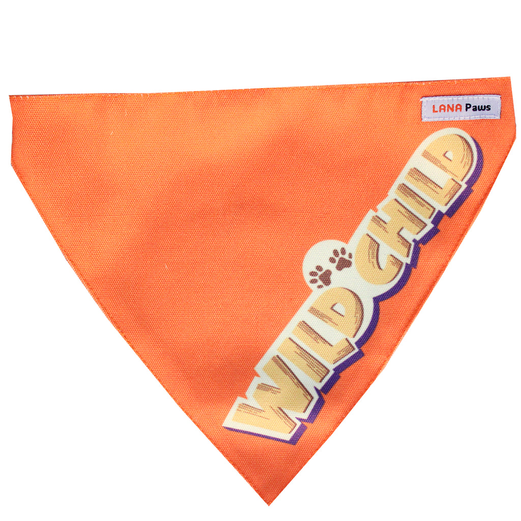 Lana Paws Wild Child Dog bandana scarf
