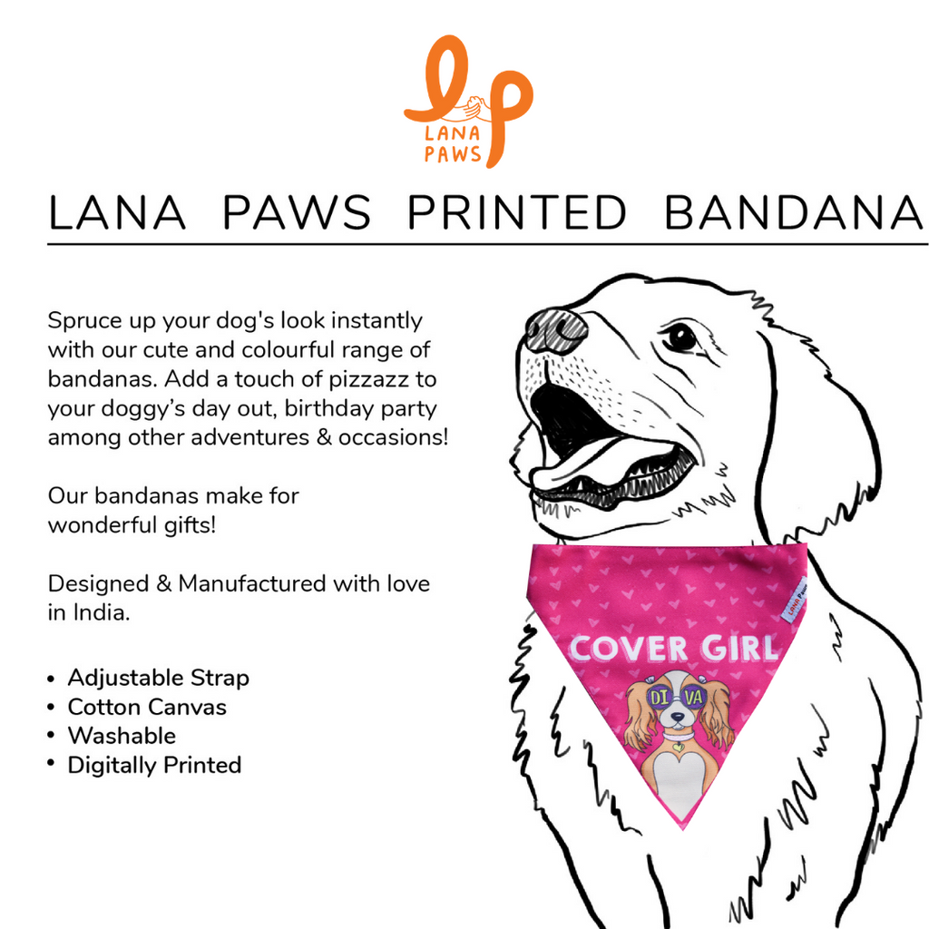 Cute girl dog sales bandanas